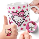 NÁLEPKY SÚPRAVA TETOVANÍ NA HRNÍČKY KVALITA HELLO KITTY