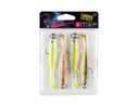 SADA 4 ks GUM FOX SLICK SHAD UV 9cm - 7g