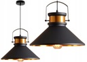 KOVOVÁ LOFT ZÁVESNÁ LAMPA ASTI B EDISON GOLD RETRO