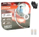 LASEROVÉ ŽIAROVKY OSRAM H4 NIGHT BREAKER +150% + W5W