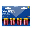 Varta Longlife AA alkalická batéria (R6) 8 ks.