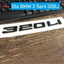 ABS príslušenstvo číslo písmená nálepky Pre BMW 320Li