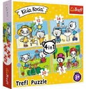 Puzzle 4v1 Kitty Cat's Day TREFL