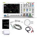 2-v-1 dvojkanálový osciloskop s DDS generátorom FNIRSI 1014D + prídavná sonda