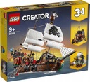 LEGO CREATOR 31109 Pirátska loď 3v1