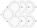 7x zapustený LED panel 12W držiak lampy 3000K pre závesný strop pre M-systém