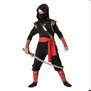 Detský ninja kostým Warrior S 110 -120 plesový kostým karneval