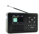 Solárne kempingové rádio DAB / FM / BT / USB baterka