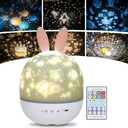 Star Ocean LED Star Projector Star nočné svetlo USB + diaľkové ovládanie 6 vzorov 3v1