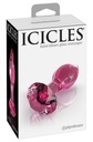 Iccles sklenený análny kolík 9 cm