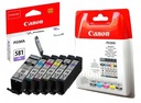 CANON PGI-580 CLI-581 CMYK + atramenty PB TS8350 TS9150