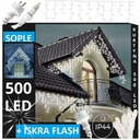 SOPLE 500 LED VONKAJŠIE LAMPY IP44 PEVNÉ + ZÁBLESKOVÁ ZÁCLONA HRUBA