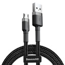 BASEUS STRONG RÝCHLY USB - MIKRO USB KÁBEL OBOJSTRANNÝ PLETENSKÝ KÁBEL 1,5A 2M