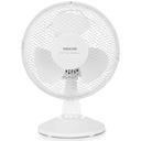 Sencor SFE 2310WH 25W stolný ventilátor 2 rýchlostné stupne biely