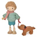 Tender Leaf Toys Bábika Mr. Goodwood a jeho pes