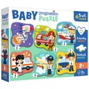 Progresívne puzzle Baby 2+ profesií a klubové vozidlá