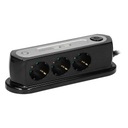 Stolová rozvodka 3x2P+Z 2xUSB schuko