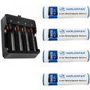 NABÍJAČKA + 4 ČLÁNKY BATÉRIE 18650 8800mAh 3,7V