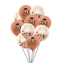 Chicinlife Rose Gold 30 40 50 60 Years Balloon Cupc