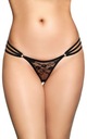 Dámske tangá Zobione Black Soft Line 2498 S/M