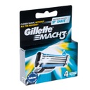 Gillette Mach 3 čepeľové nože 4 ks ORIGINÁL