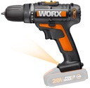 Aku vŕtací skrutkovač WORX WX101.9 20V 30Nm 2 prevody LED