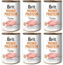 Brit Mono Protein Turkey 400 g - 6 ks.