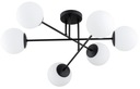 Stropné závesné svietidlo Luster Black White Balls Milo LED E27