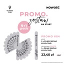 PROMO 4 Pilník 180/240 Victoria Vynn rovný, biely