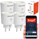 TUYA Wifi Smart zásuvky Inteligentný 16A Wattmeter 4 kusy