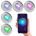 5x WIFI SMART RGBW LED ŽIAROVKA SET + LAMPA