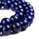 LAPIS LAZULI gulička 4mm POVRCHOVÝ kameň LAZURITE korálky