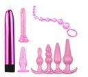 SEX SET ANAL PLUG DILDO VIBRATOR PROBE 8ks.