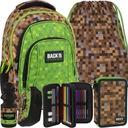 MINECRAFT SCHOOL BACKPACK 5v1 ZÁLOŽNÝ DERFORM SET