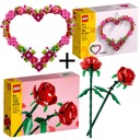 LEGO 40638 Srdce + 40460 Ruže DARČEK NA VALENTÍNA Kvety na Valentína