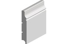 BIELA ​​Soklová lišta MDF 100x16 1 ks 2,44 M