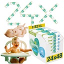 PAMPERS AQUA WIPES 24X48 1152 ks VEĽKÁ SADA MOISTURIZED PURE HARMONIE