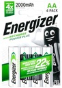 Batéria Energizer R6 AA 2000mAh - 4 ks.