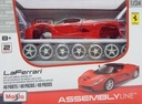 Ferrari LaFerrari červené 1:24 pre montáž Maisto