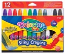 COLORINO Silky Crayons 12 krútených gélových pasteliek