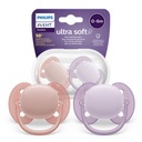 AVENT Cumlík Ultra Soft 0-6m ružový/fialový SCF091/31