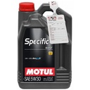 MOTUL SPECIFIC DEXOS2 5W30 ACEA C3 GM OPEL 5L