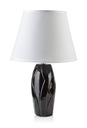 KERAMICKÁ STOLNÁ LAMPA, LAMPA DO SPÁLNE NA STOLE, BLACK GLAMOUR