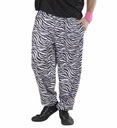 ZEBRA DISCO PANTS 80'S PUMPY XL