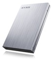 Externý kryt SSD HDD 2,5' USB3 Alu