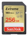 Zrkadlovka SANDISK SDXC 256GB EXTREME 180/130MB/S