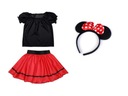 MINNIE MOUSE OUTFIT SUKŇA ČELENKA 98-110 3 kusy