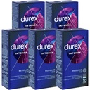 DUREX INTENSE kondómy zvyšujúce orgazmus s výstupkami a prúžkami 50 ks.