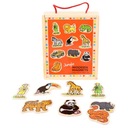 JUNGLE MAGNETS NA CHLADNIČKU BIGJIGS TOYS BJ729