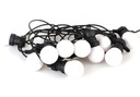 GARLAND ZÁHRADNÉ LAMPY 15 LED - MILKY - 11,5 m